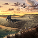 Artist’s conception of how the Mill Canyon site may have looked in the early Cretaceous Period.